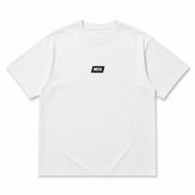 MCH Oversized Bela Majica